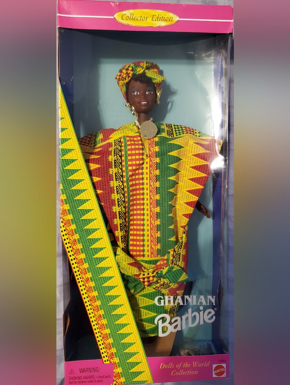 Vintage 1996 Ghanaian Barbie Doll - Dolls of the World Collection